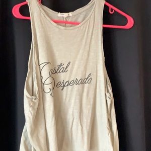 Green tank top